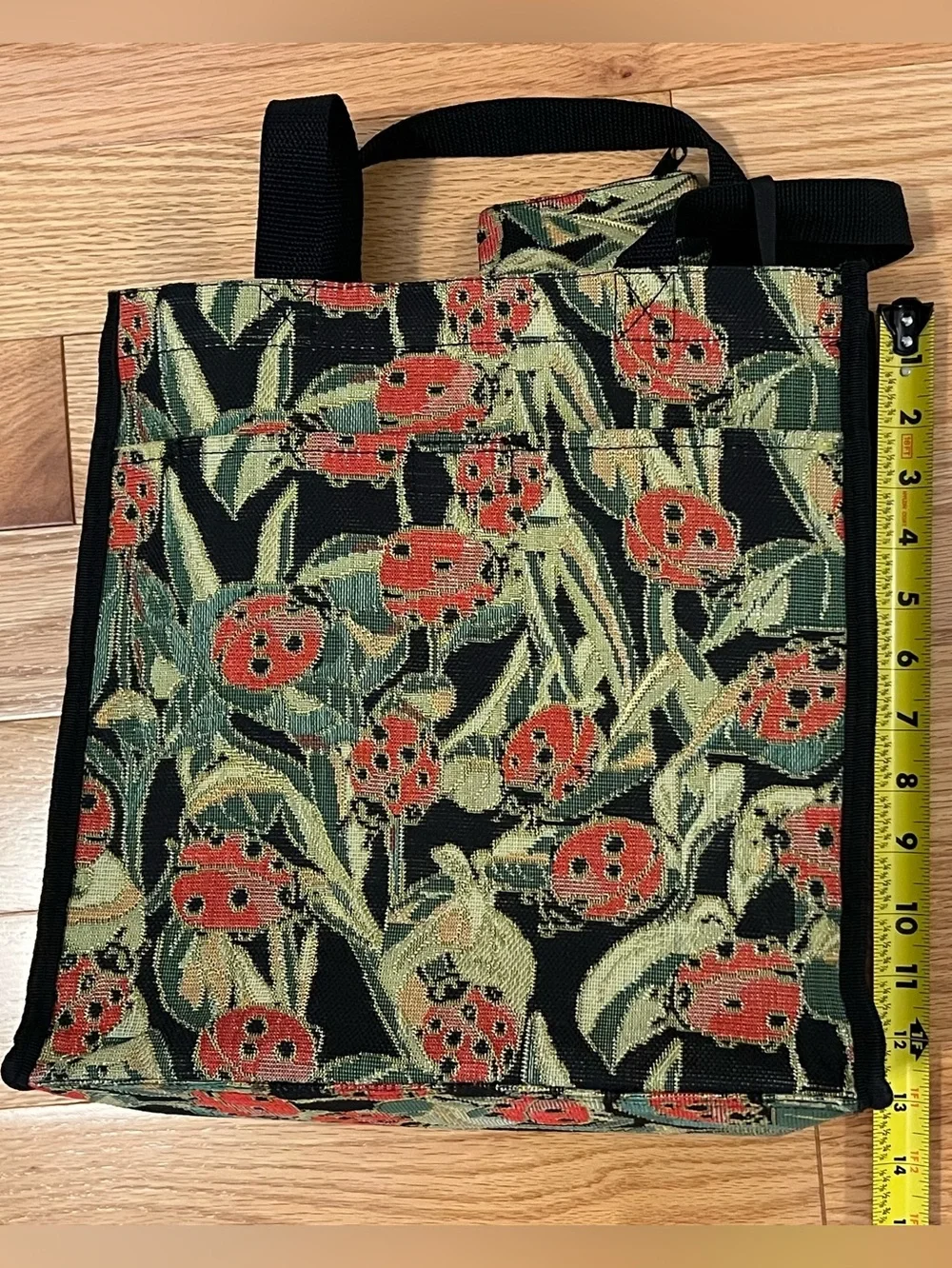 Ladybug Tapestry Tote Bag
